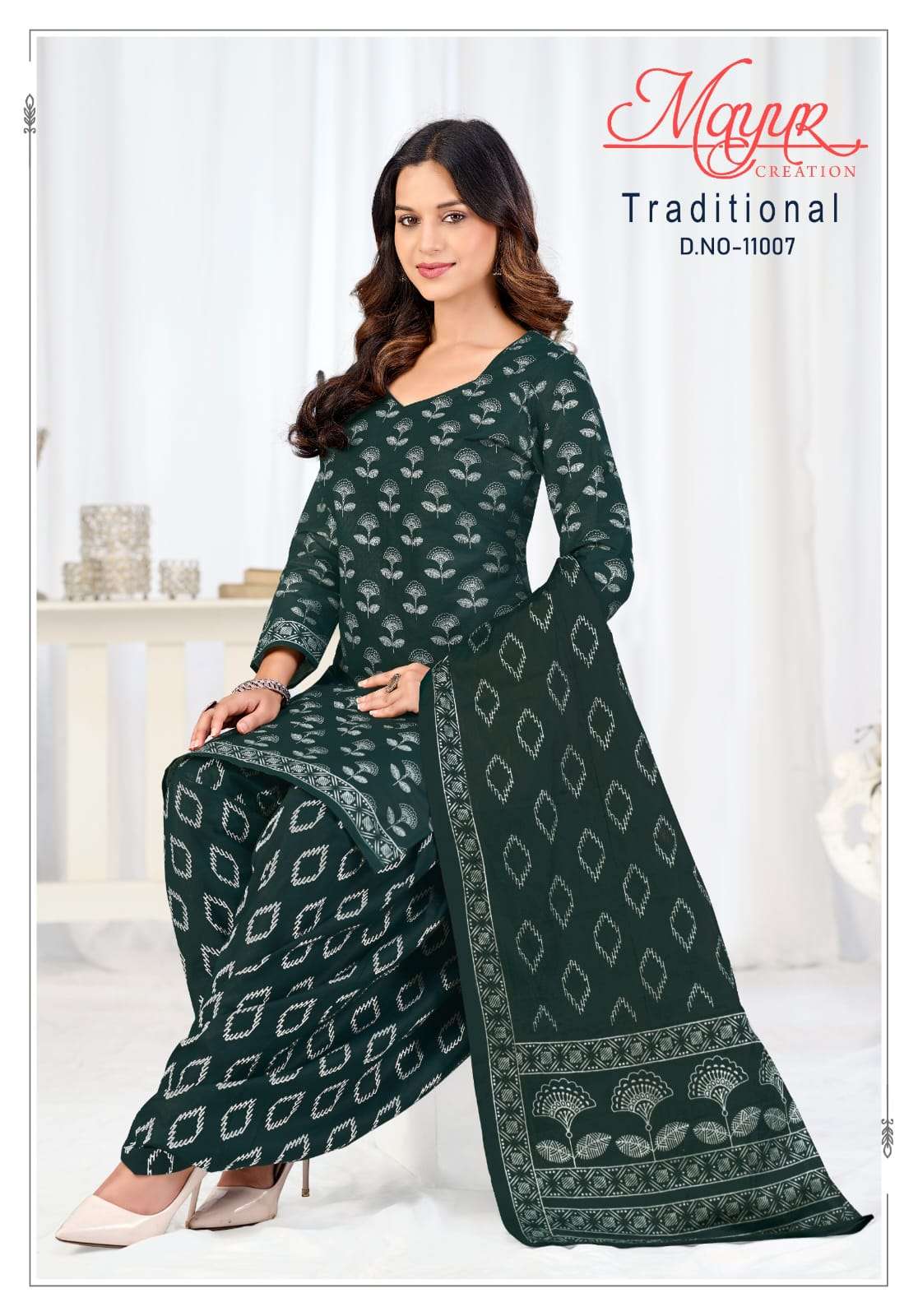 MAYUR TRADITIONAL VOL-11 PURE COTTON PRINTED DRESS MATERIAL