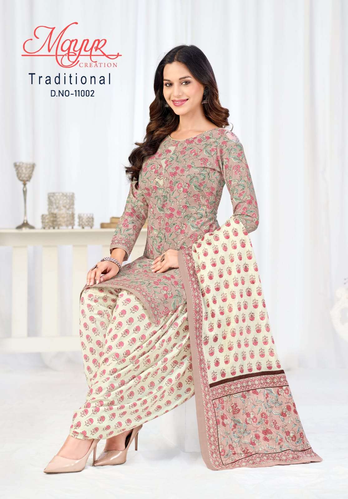 MAYUR TRADITIONAL VOL-11 PURE COTTON PRINTED DRESS MATERIAL