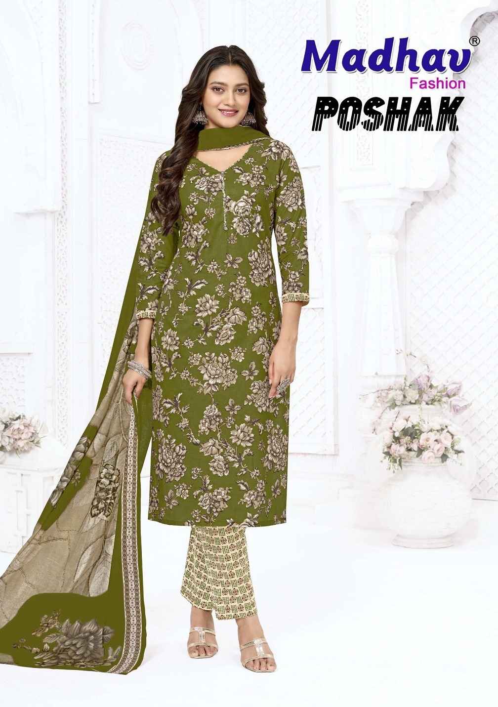 MADHAV POSHAK VOL-9 COTTON PRINTED READYMADE SUIT