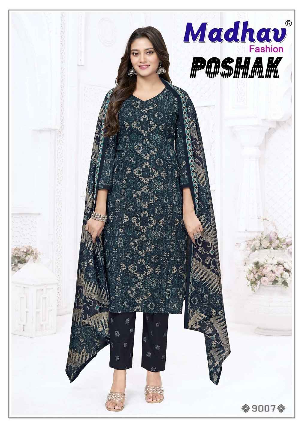 MADHAV POSHAK VOL-9 COTTON PRINTED READYMADE SUIT
