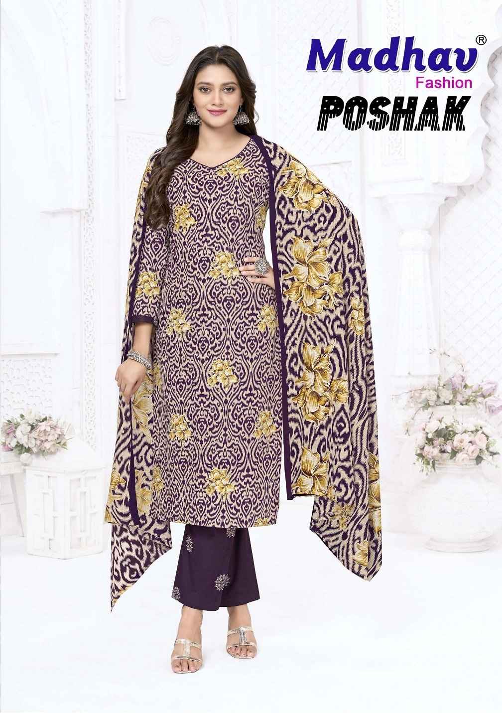 MADHAV POSHAK VOL-9 COTTON PRINTED READYMADE SUIT