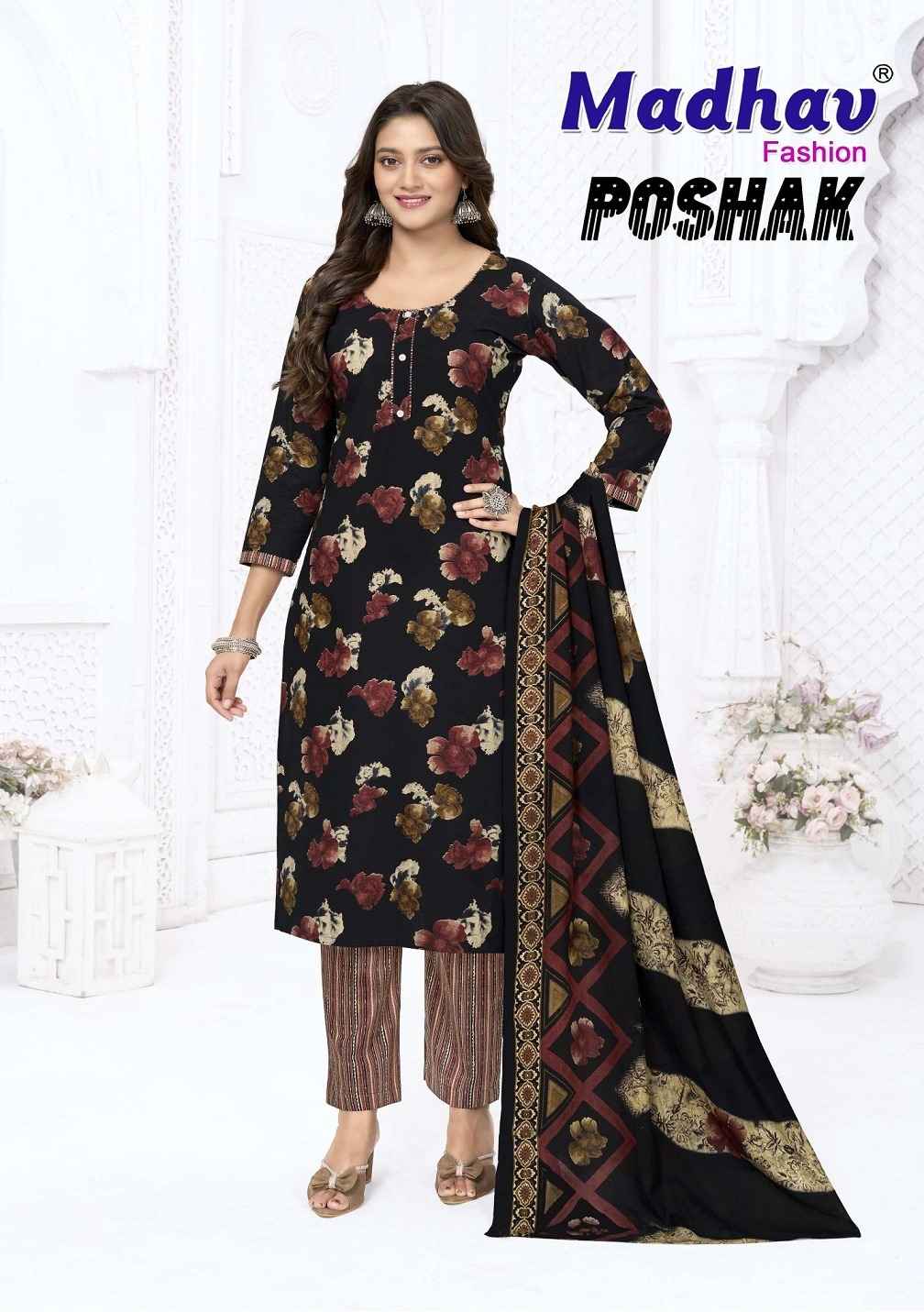 MADHAV POSHAK VOL-9 COTTON PRINTED READYMADE SUIT