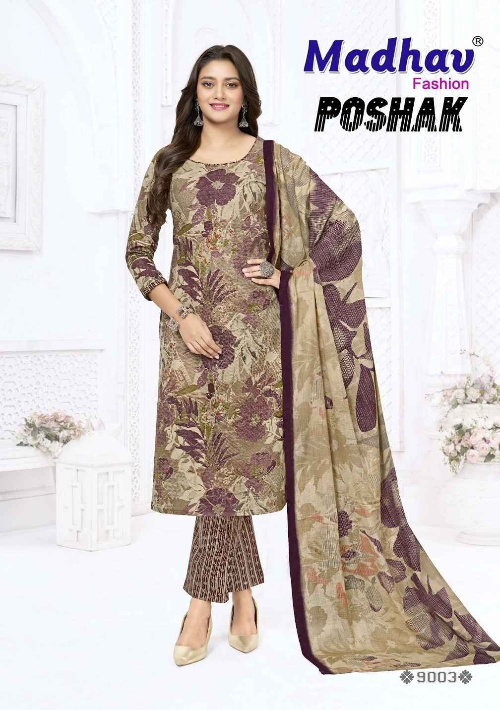 MADHAV POSHAK VOL-9 COTTON PRINTED READYMADE SUIT