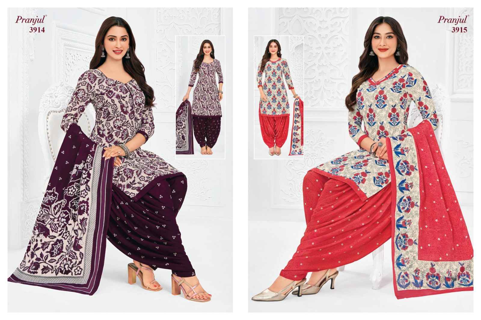 PRANJUL PRIYANSHI VOL-39 PURE COTTON PRINTED DRESS MATERIAL