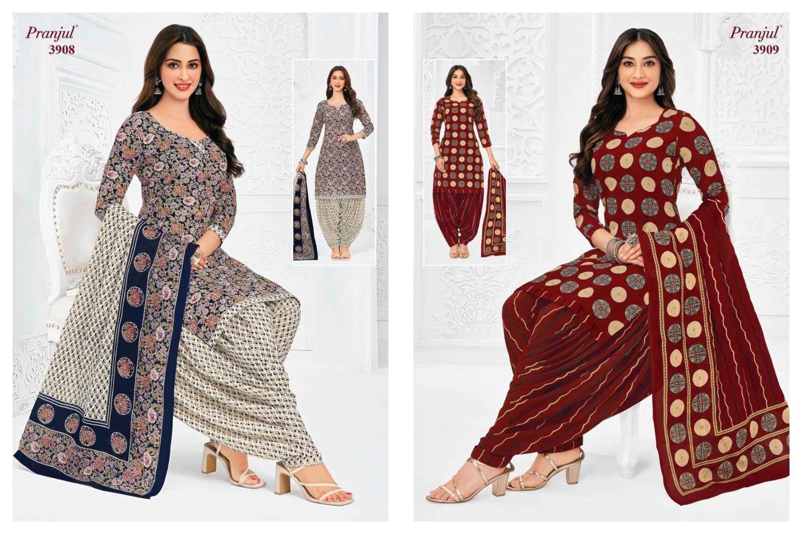 PRANJUL PRIYANSHI VOL-39 PURE COTTON PRINTED DRESS MATERIAL