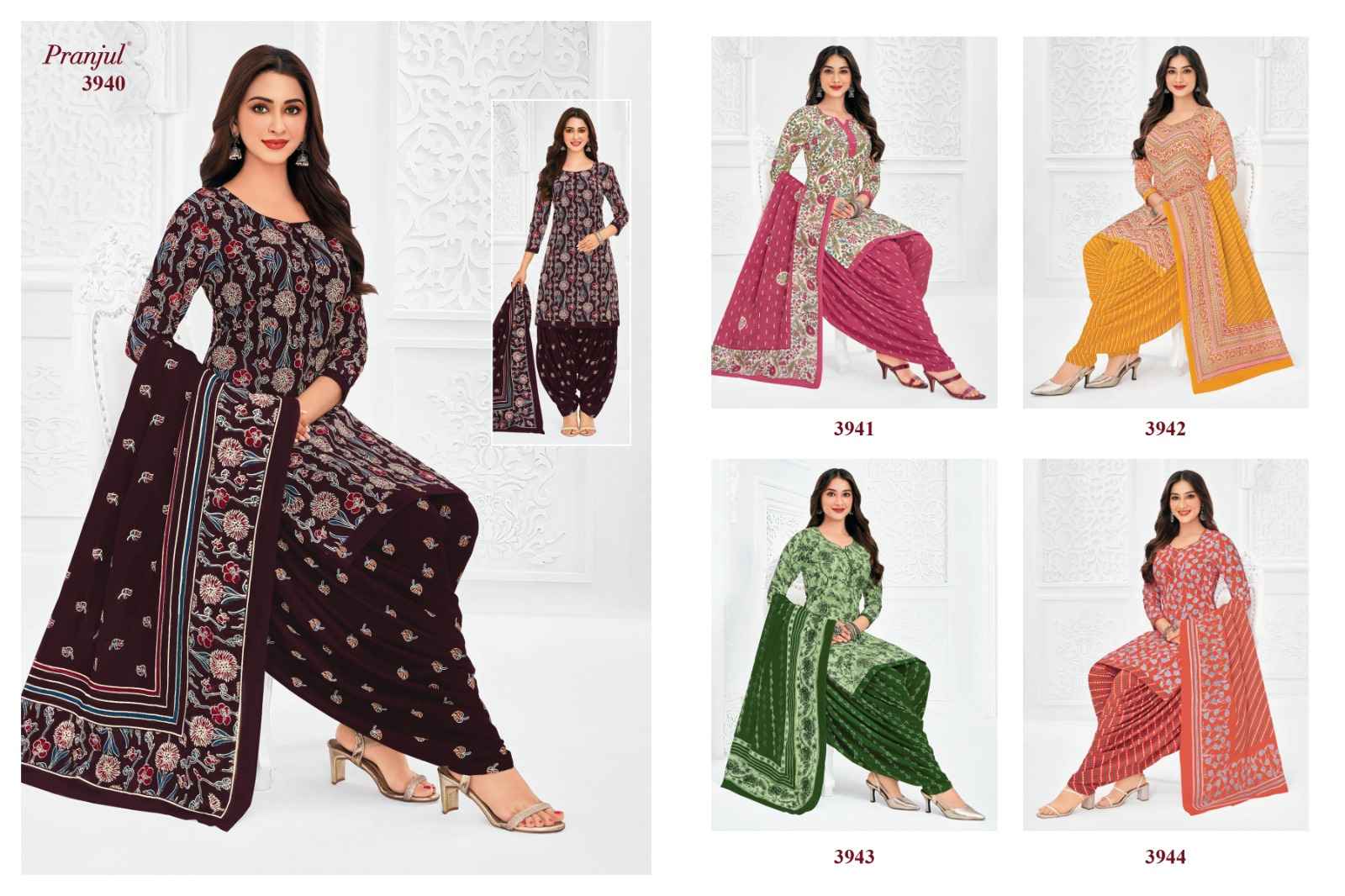 PRANJUL PRIYANSHI VOL-39 PURE COTTON PRINTED DRESS MATERIAL