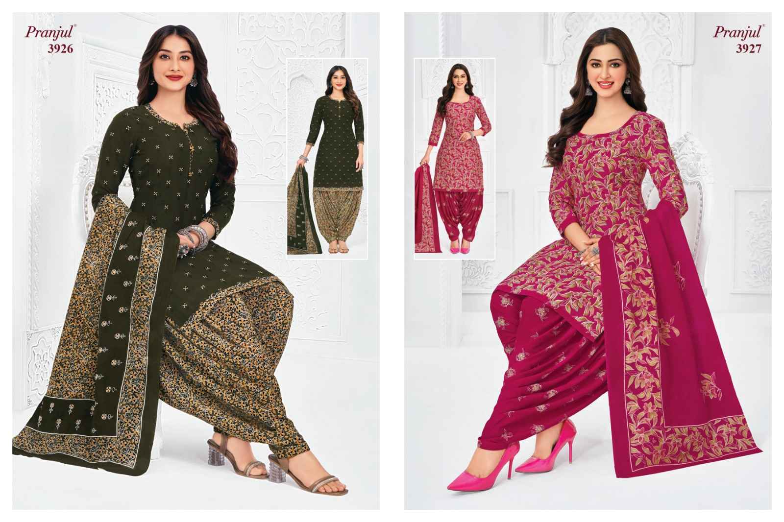 PRANJUL PRIYANSHI VOL-39 PURE COTTON PRINTED DRESS MATERIAL