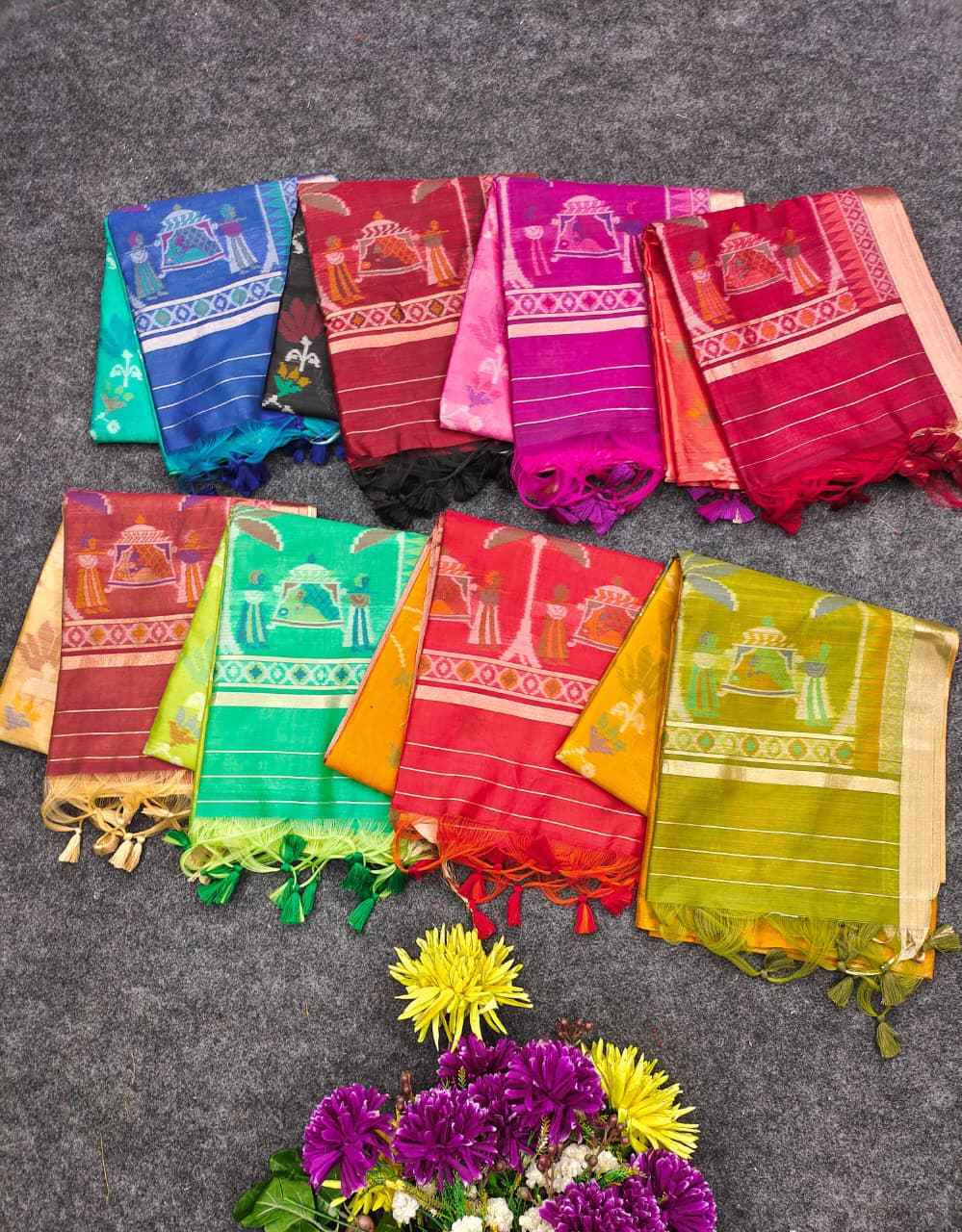 PREMIUM KHADI RAW SILK PICHWAI RESHAM WEAVING SAREE 