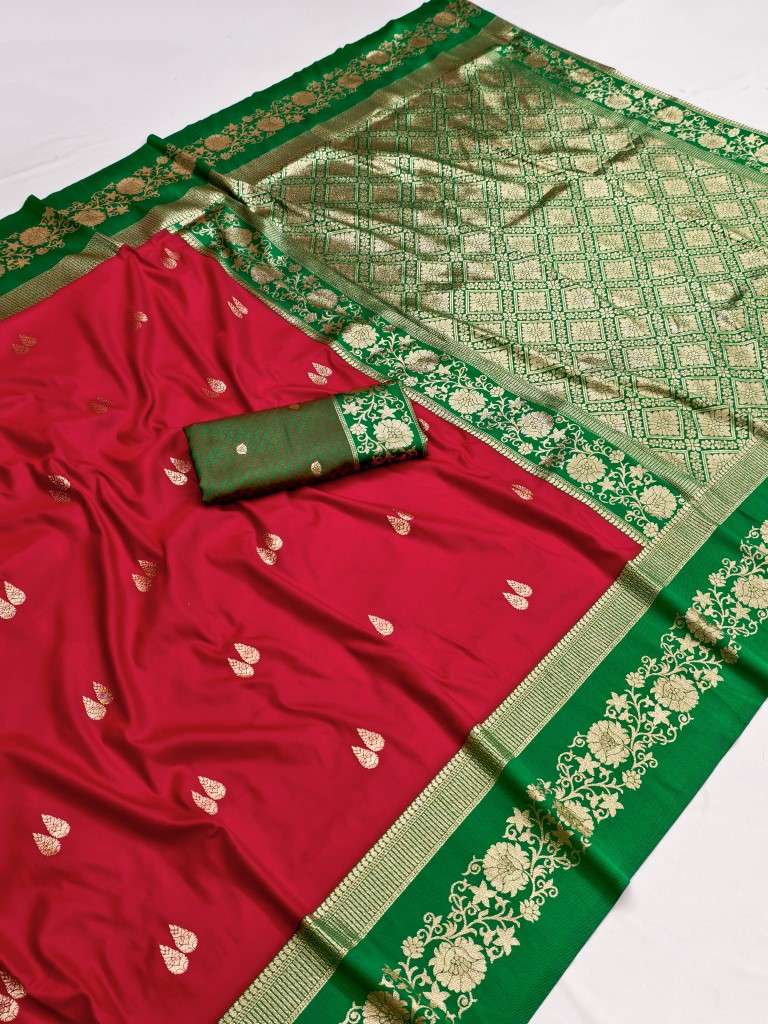 PREMIUM SOFT BANARASI SILK ZARI WEAVING SAREE 