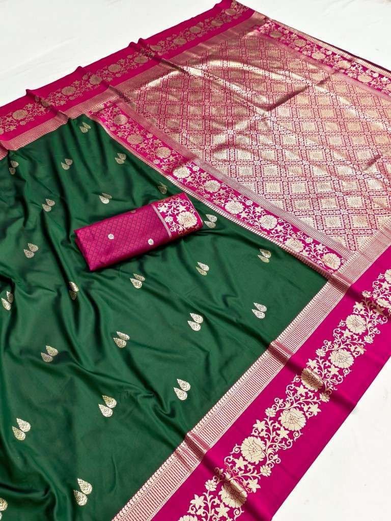PREMIUM SOFT BANARASI SILK ZARI WEAVING SAREE 