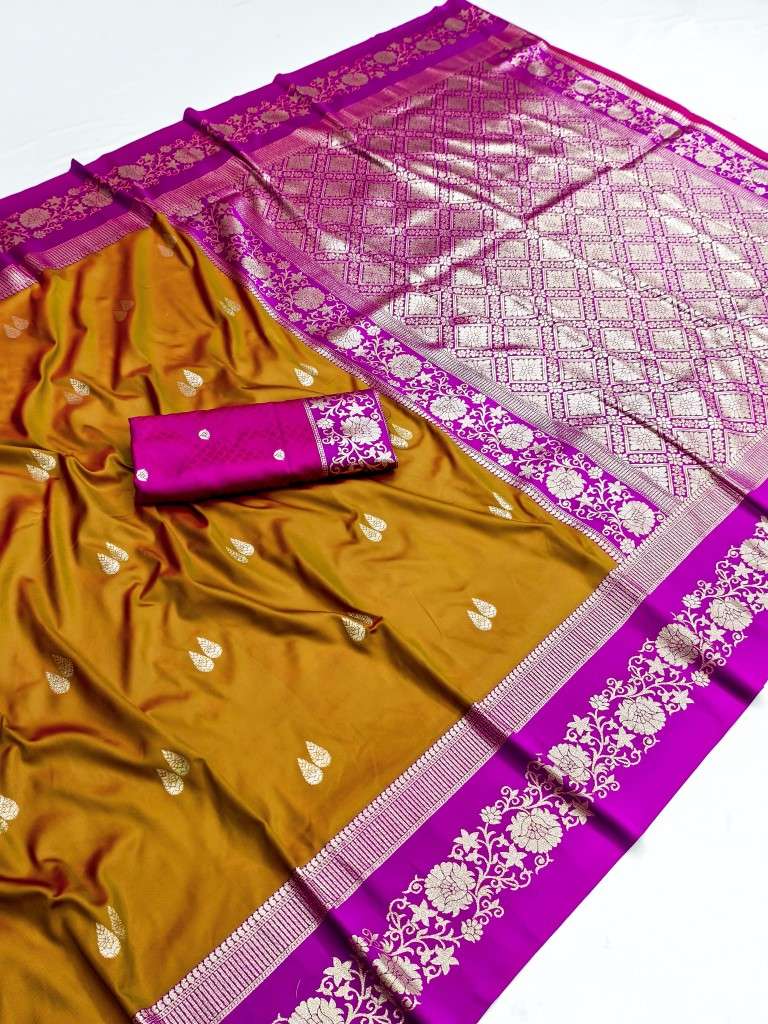 PREMIUM SOFT BANARASI SILK ZARI WEAVING SAREE 