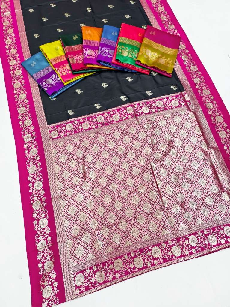 PREMIUM SOFT BANARASI SILK ZARI WEAVING SAREE 