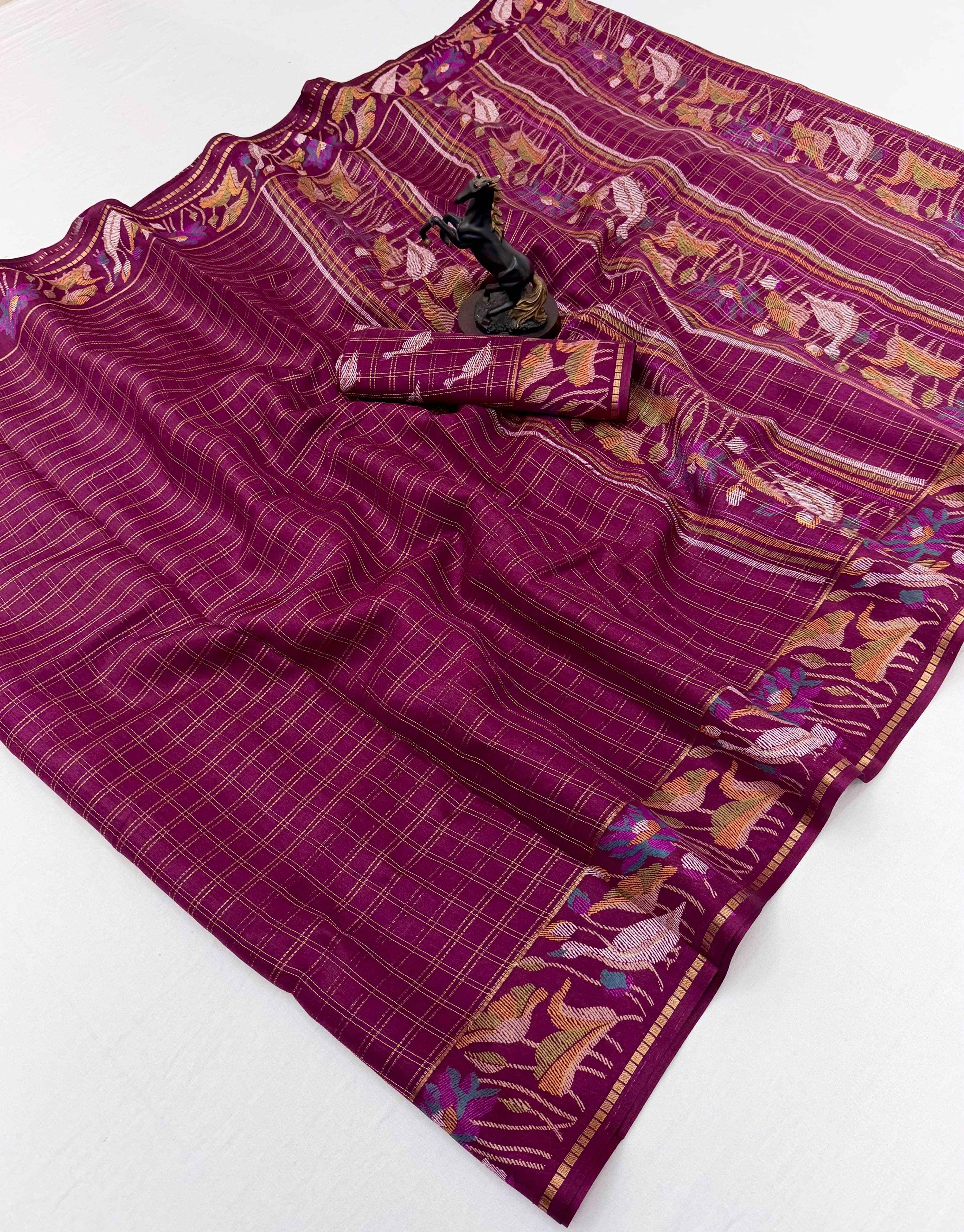 Premium Spice Silk Saree