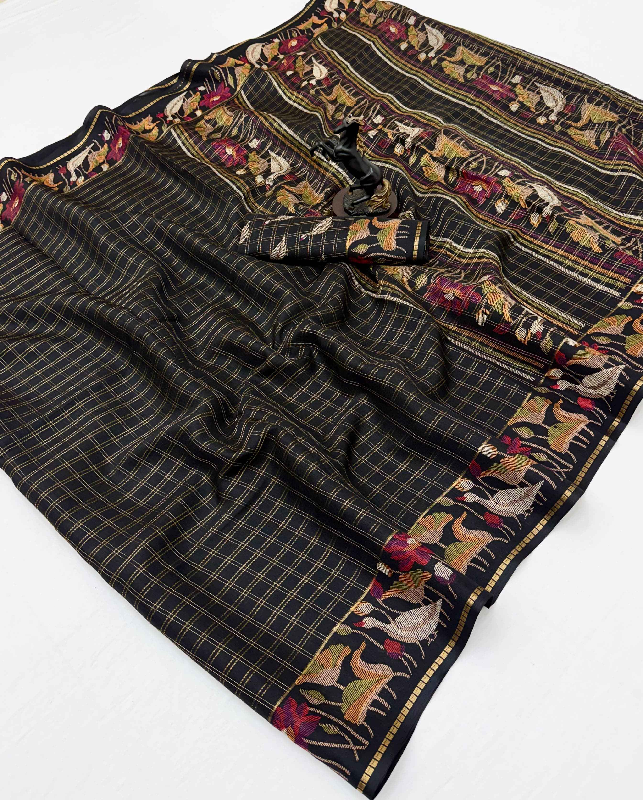 Premium Spice Silk Saree
