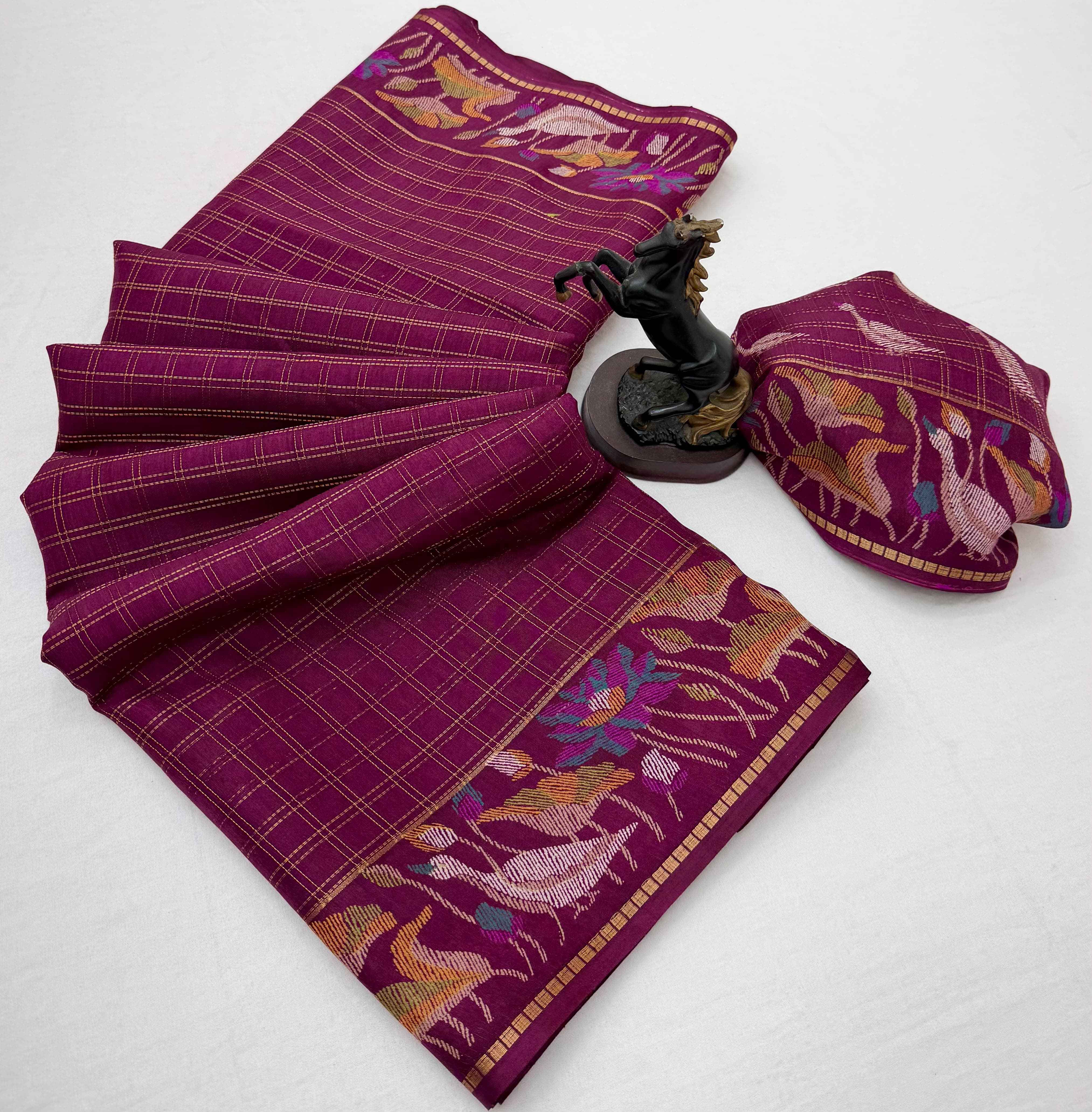 Premium Spice Silk Saree
