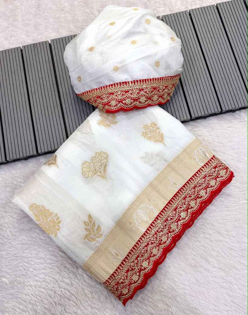 PURE KHADI DOLLA COTTAN MINAKARI ZARI WEAVING DESIGNER SAREE