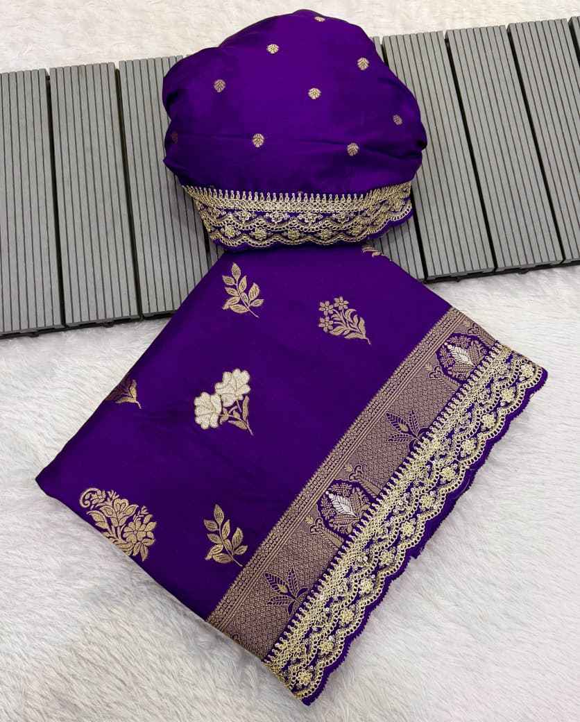 PURE KHADI DOLLA COTTAN MINAKARI ZARI WEAVING DESIGNER SAREE