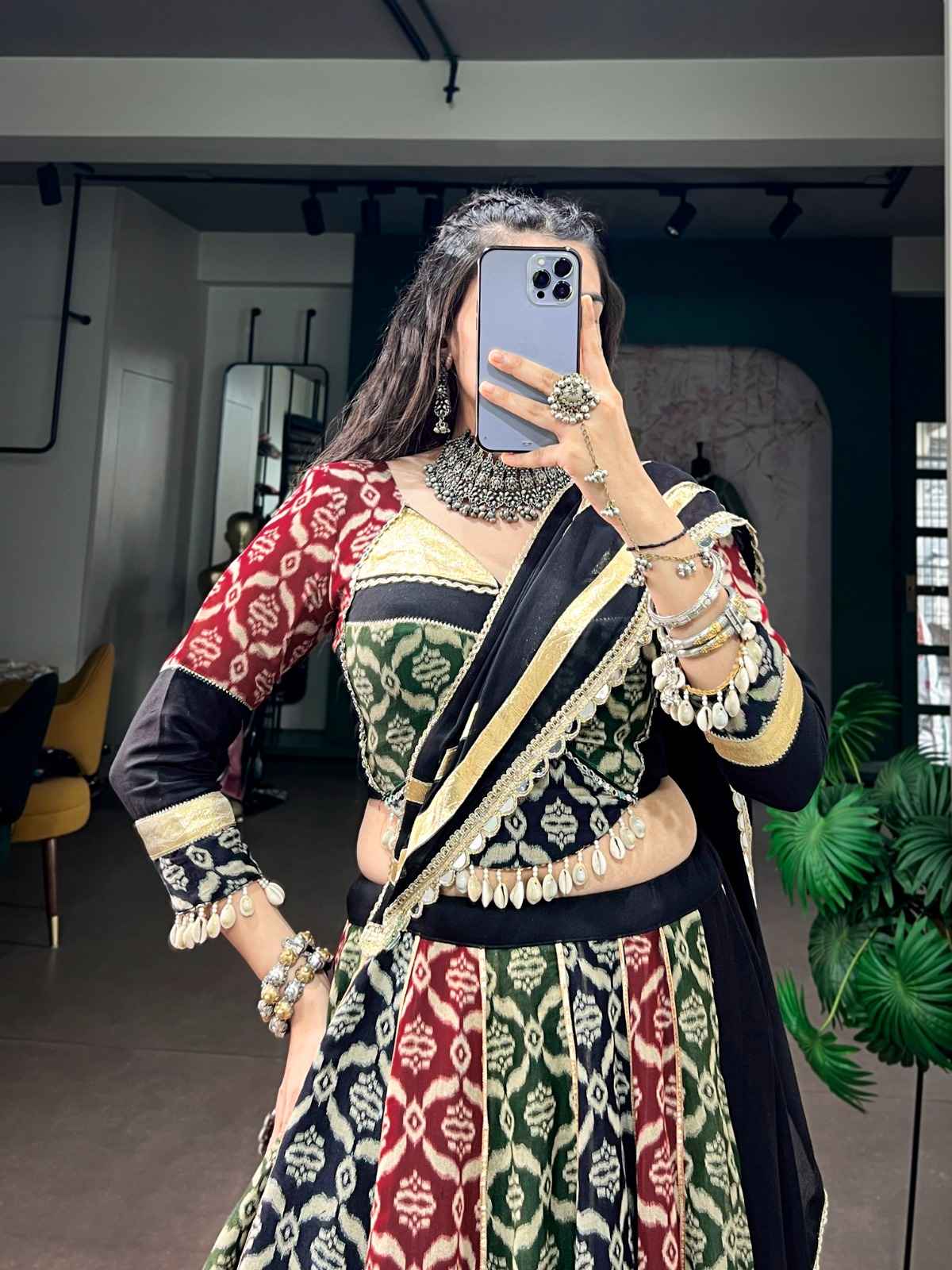 PURE RAYON NAVRATRI TRADITION LEHENGA CHOLI