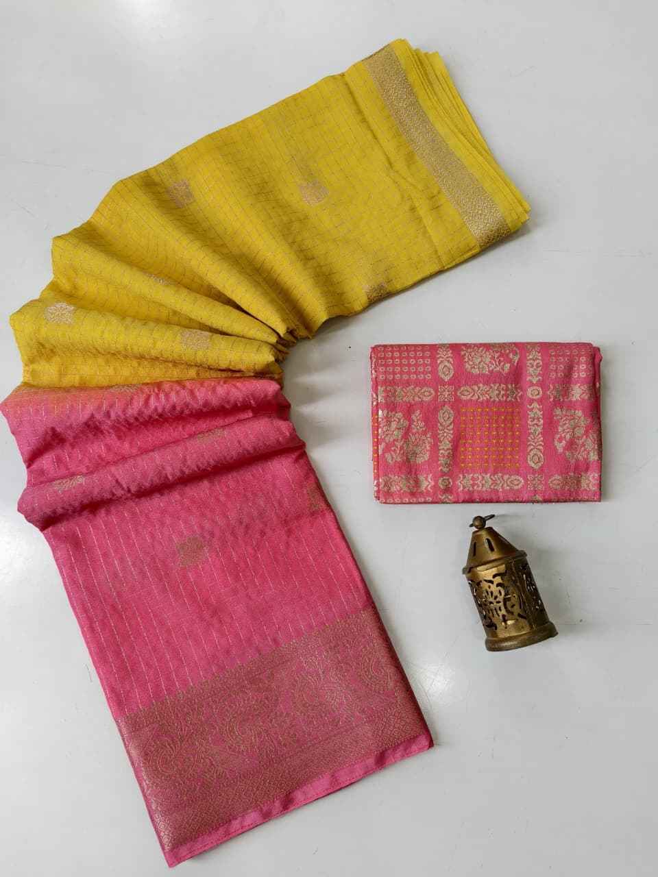 PURE SOFT GLASS FABRIC PEDDING SAREE 