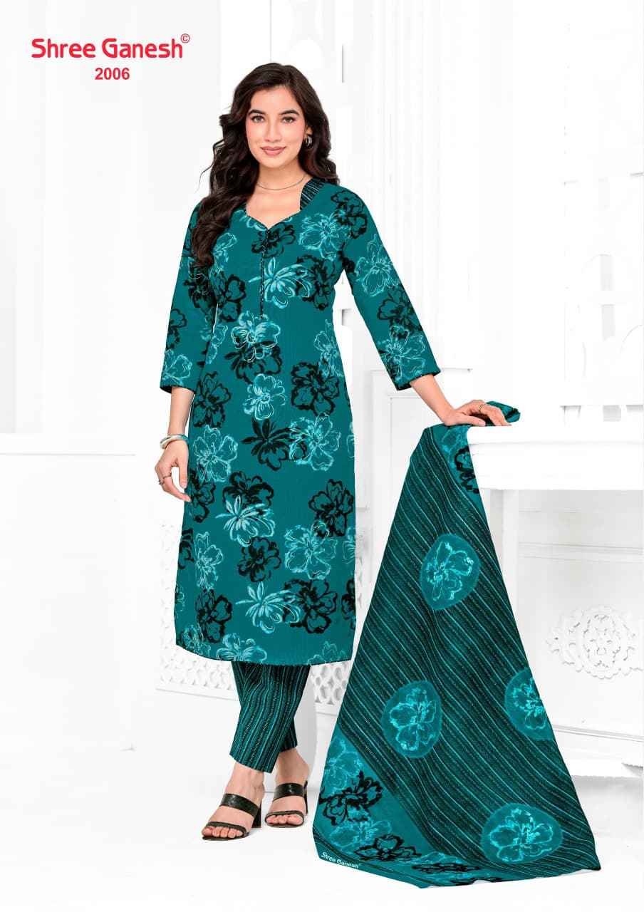 SHREE GANESH VAANI VOL-10 PURE COTTON PRINTED DRESS MATERIAL 
