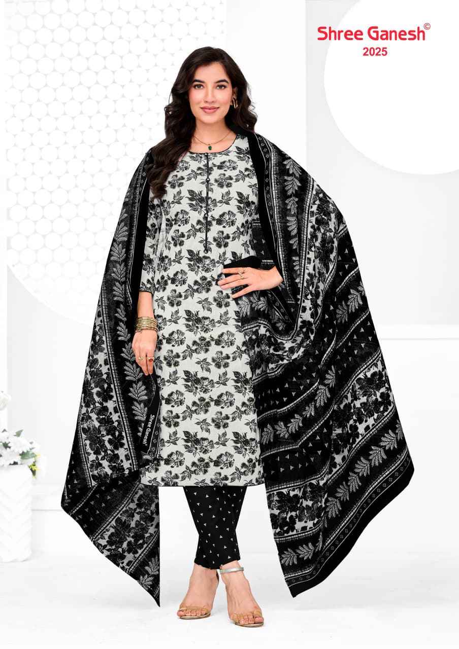 SHREE GANESH VAANI VOL-10 PURE COTTON PRINTED DRESS MATERIAL 