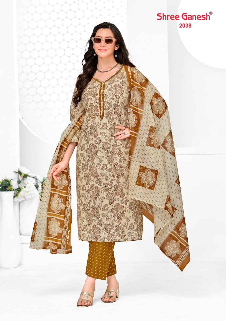 SHREE GANESH VAANI VOL-10 PURE COTTON PRINTED DRESS MATERIAL 