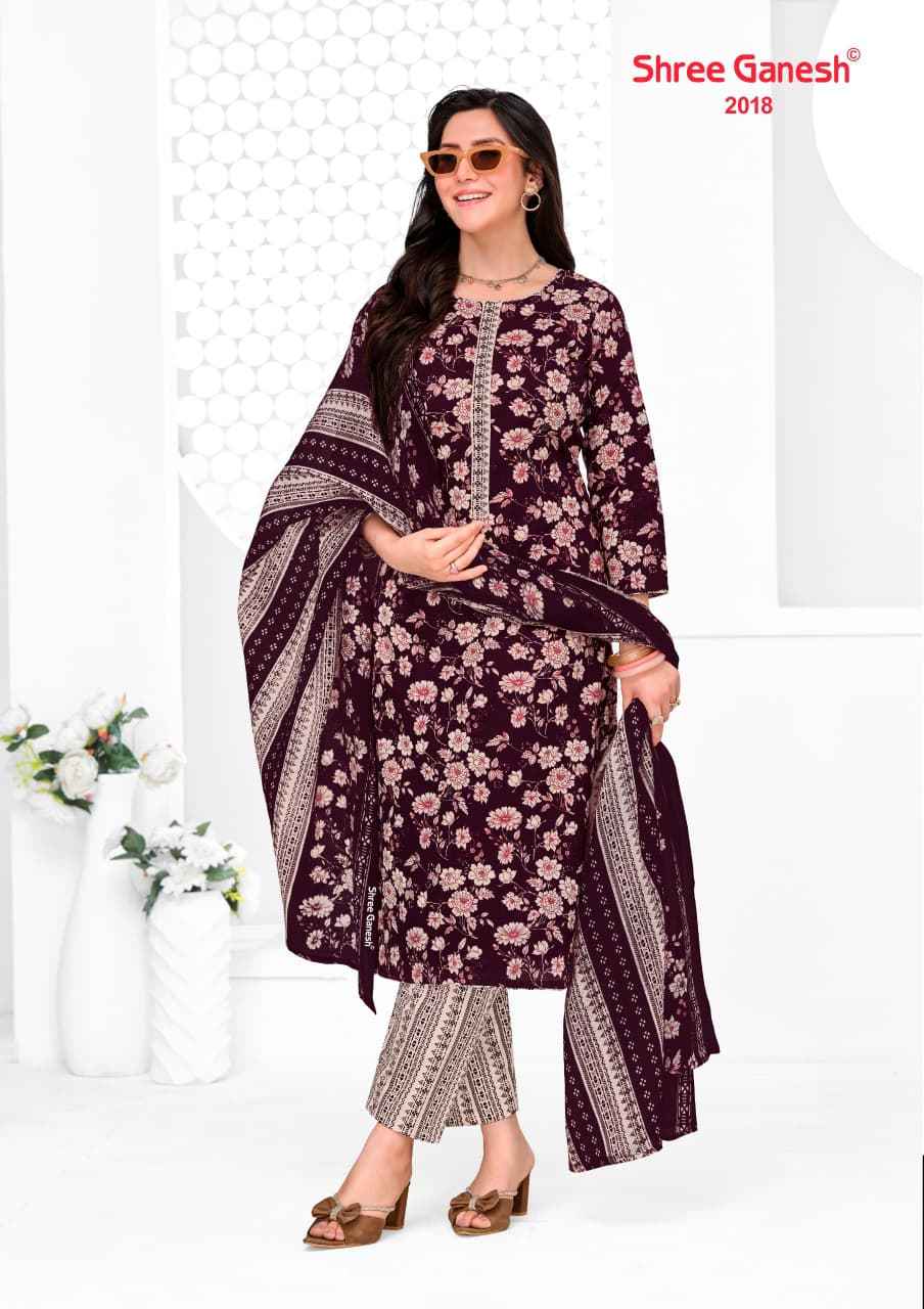 SHREE GANESH VAANI VOL-10 PURE COTTON PRINTED DRESS MATERIAL 