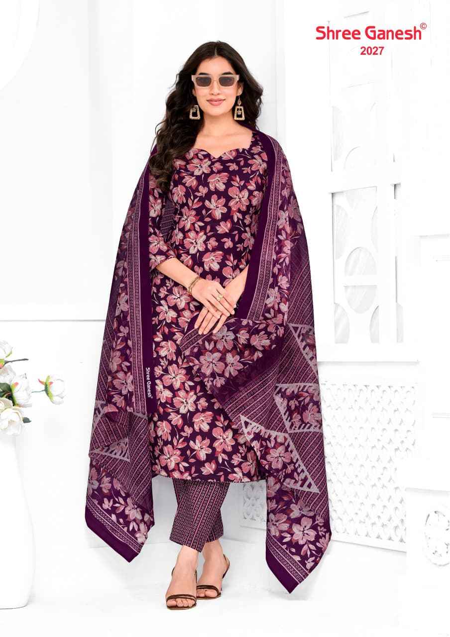 SHREE GANESH VAANI VOL-10 PURE COTTON PRINTED DRESS MATERIAL 