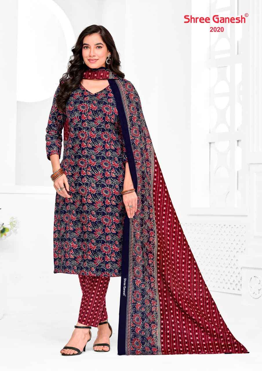 SHREE GANESH VAANI VOL-10 PURE COTTON PRINTED DRESS MATERIAL 