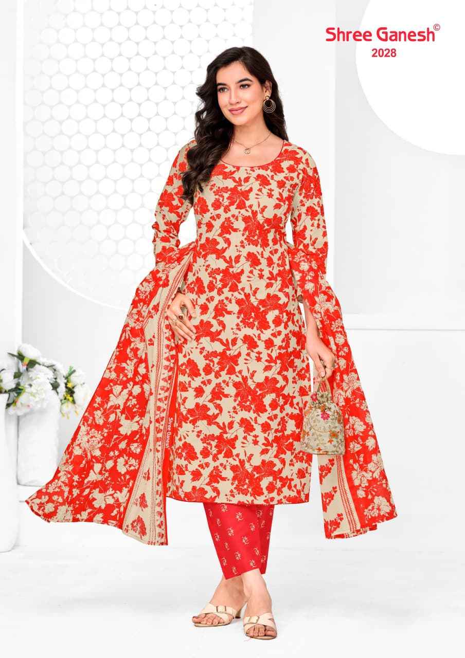 SHREE GANESH VAANI VOL-10 PURE COTTON PRINTED DRESS MATERIAL 