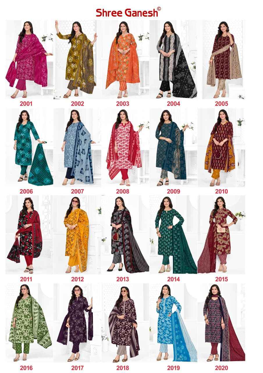 SHREE GANESH VAANI VOL-10 PURE COTTON PRINTED DRESS MATERIAL 