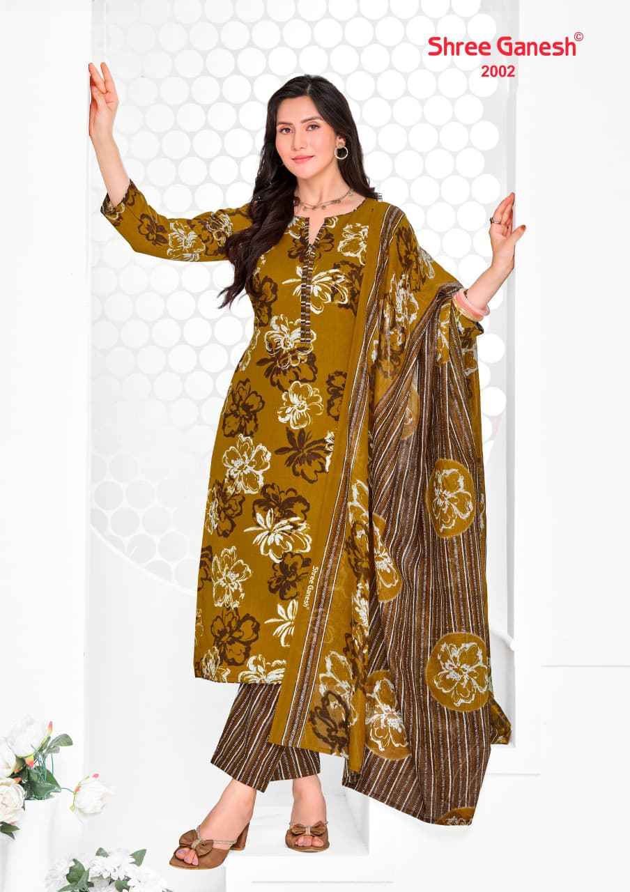 SHREE GANESH VAANI VOL-10 PURE COTTON PRINTED DRESS MATERIAL 