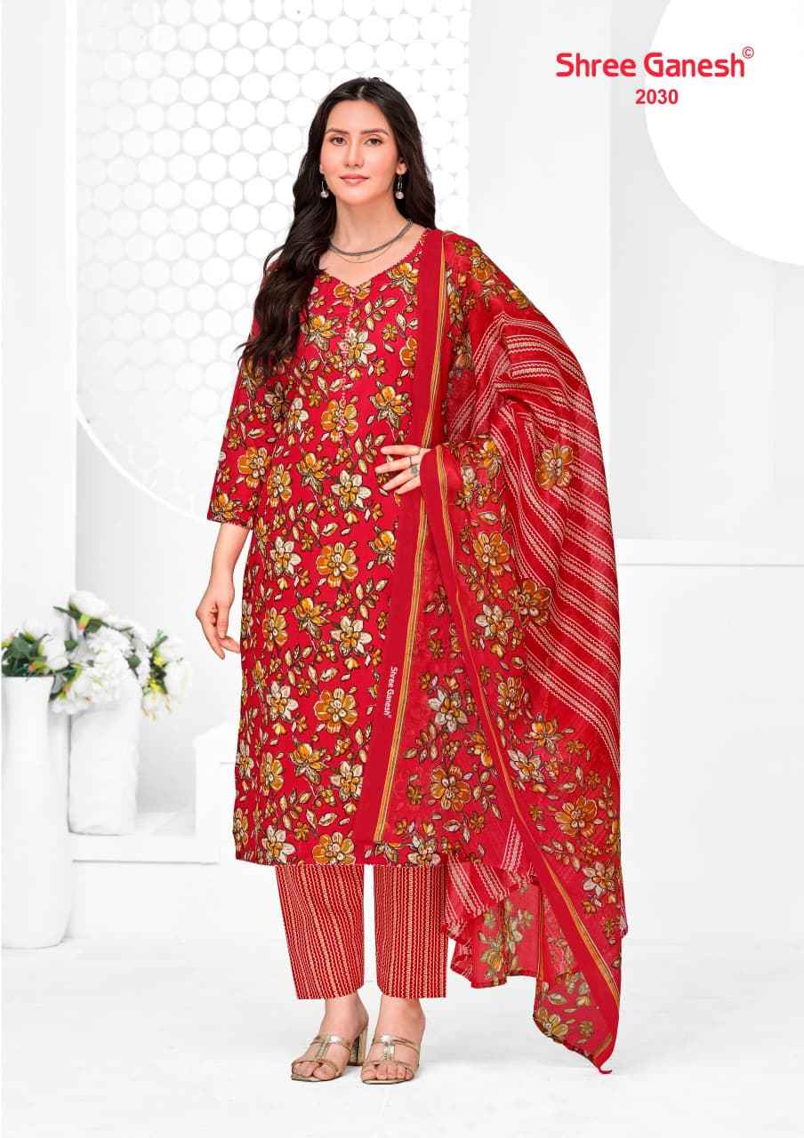 SHREE GANESH VAANI VOL-10 PURE COTTON PRINTED DRESS MATERIAL 