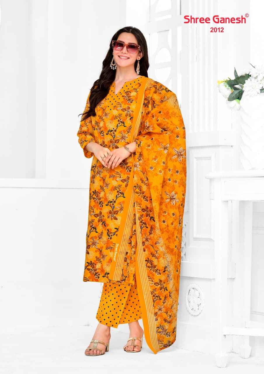 SHREE GANESH VAANI VOL-10 PURE COTTON PRINTED DRESS MATERIAL 