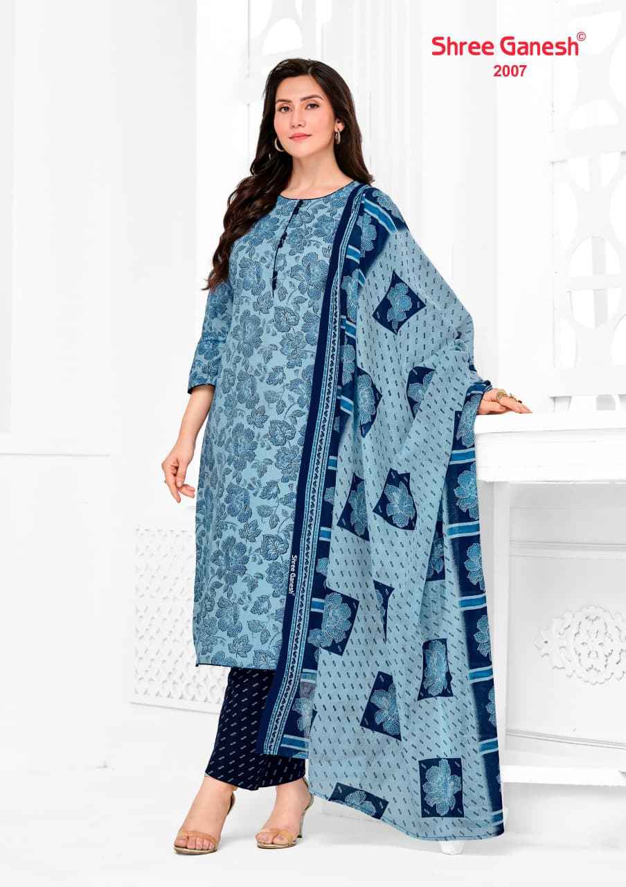 SHREE GANESH VAANI VOL-10 PURE COTTON PRINTED DRESS MATERIAL 