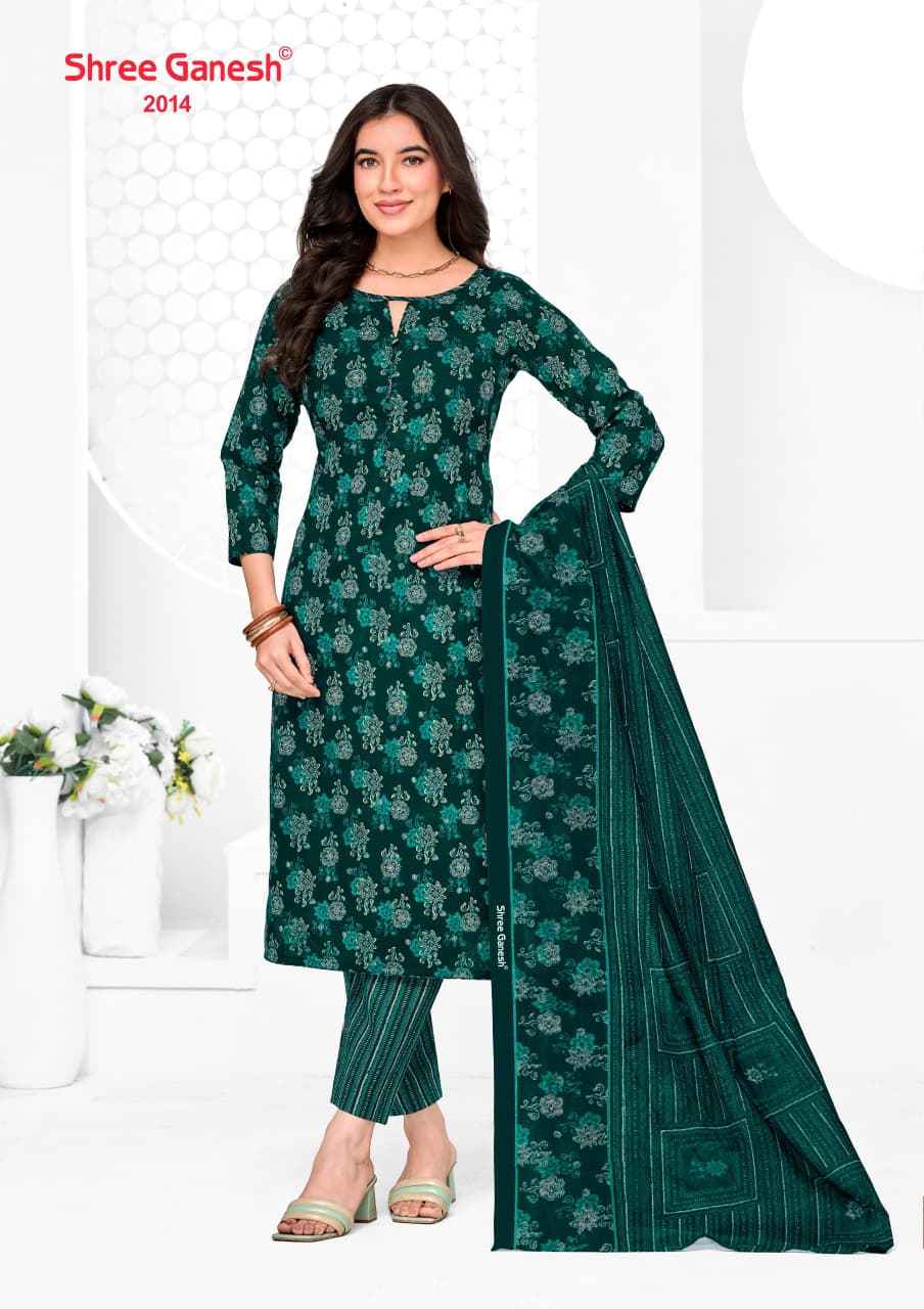 SHREE GANESH VAANI VOL-10 PURE COTTON PRINTED DRESS MATERIAL 