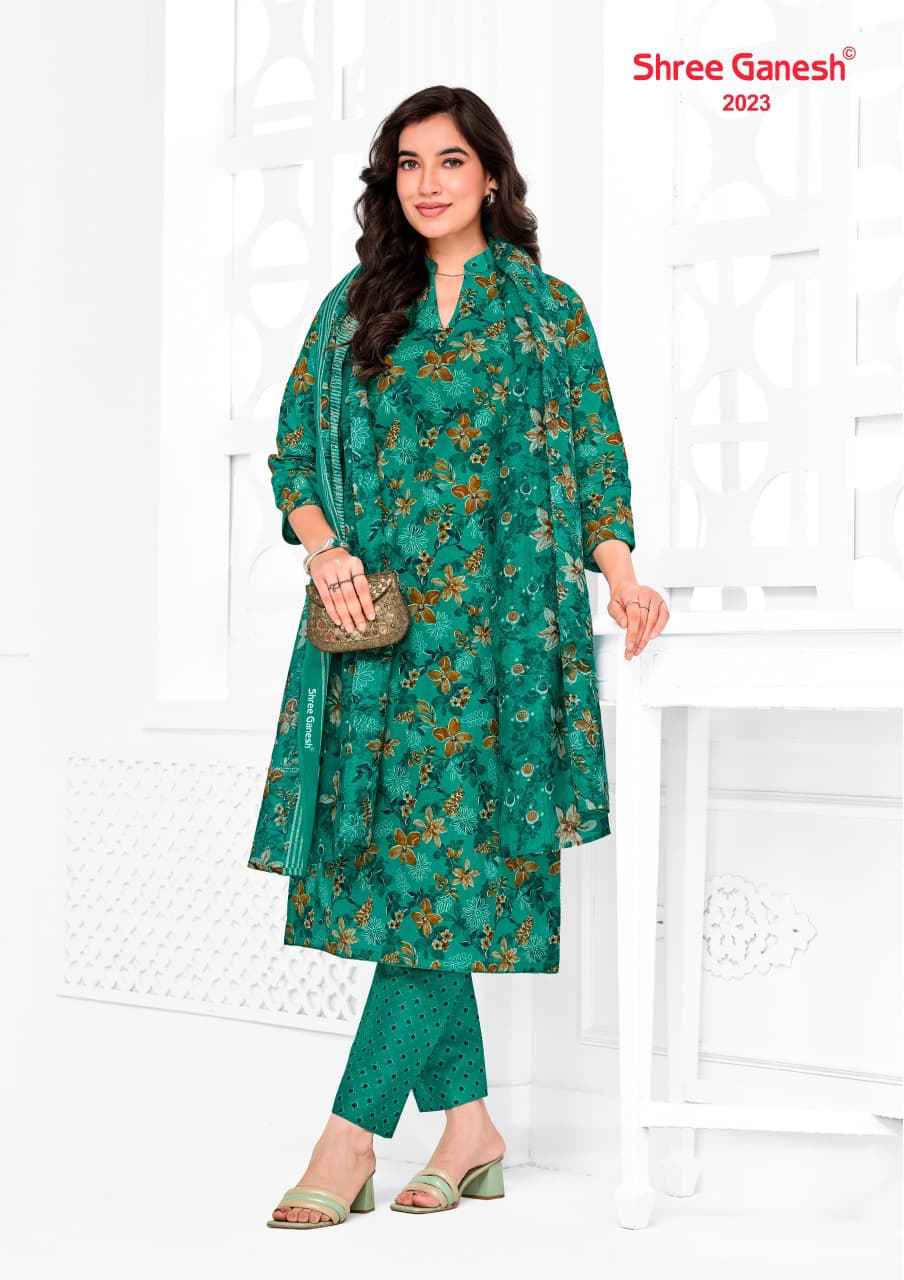 SHREE GANESH VAANI VOL-10 PURE COTTON PRINTED DRESS MATERIAL 