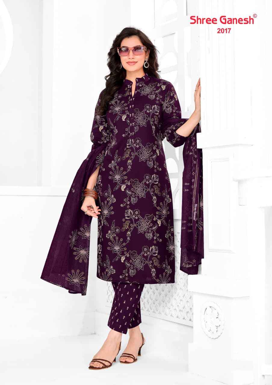 SHREE GANESH VAANI VOL-10 PURE COTTON PRINTED DRESS MATERIAL 