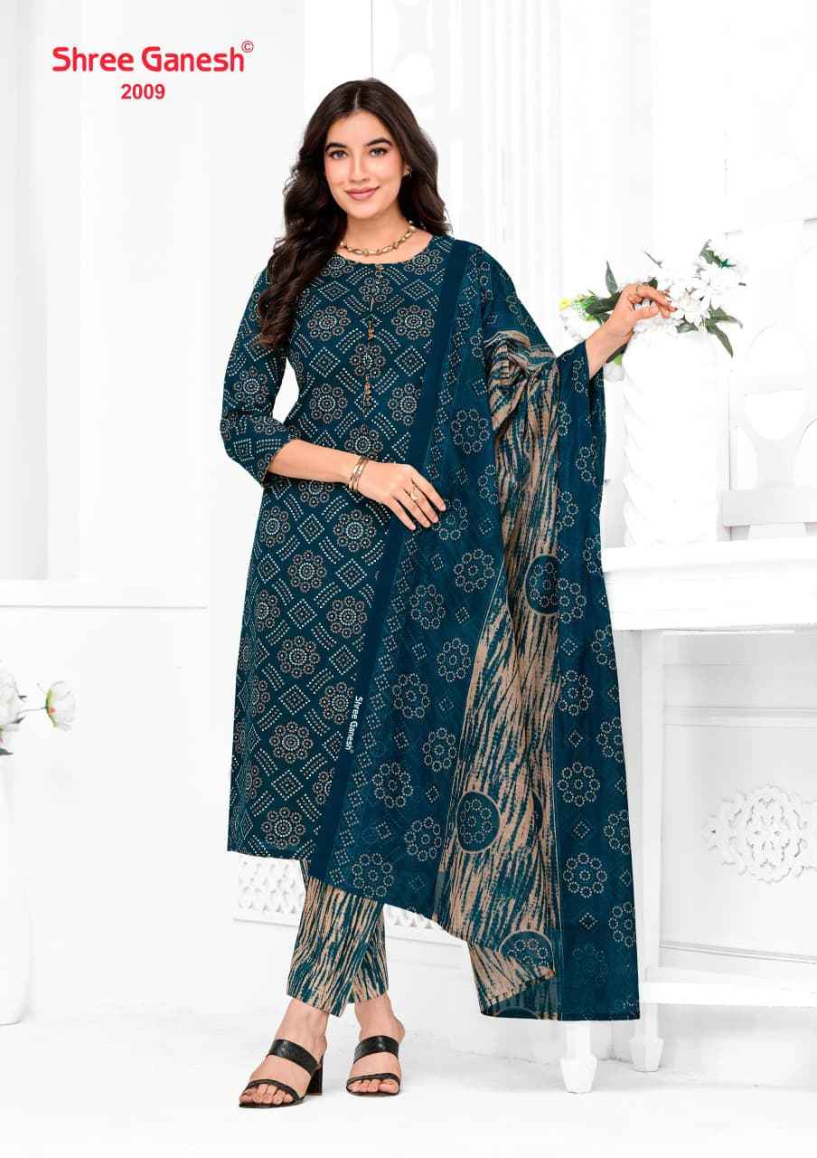 SHREE GANESH VAANI VOL-10 PURE COTTON PRINTED DRESS MATERIAL 