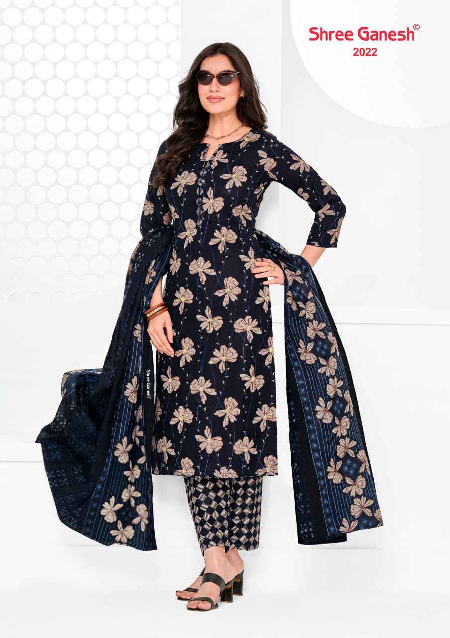 SHREE GANESH VAANI VOL-10 PURE COTTON PRINTED DRESS MATERIAL 