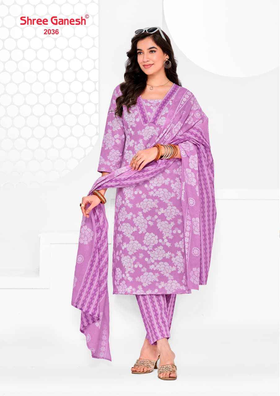 SHREE GANESH VAANI VOL-10 PURE COTTON PRINTED DRESS MATERIAL 