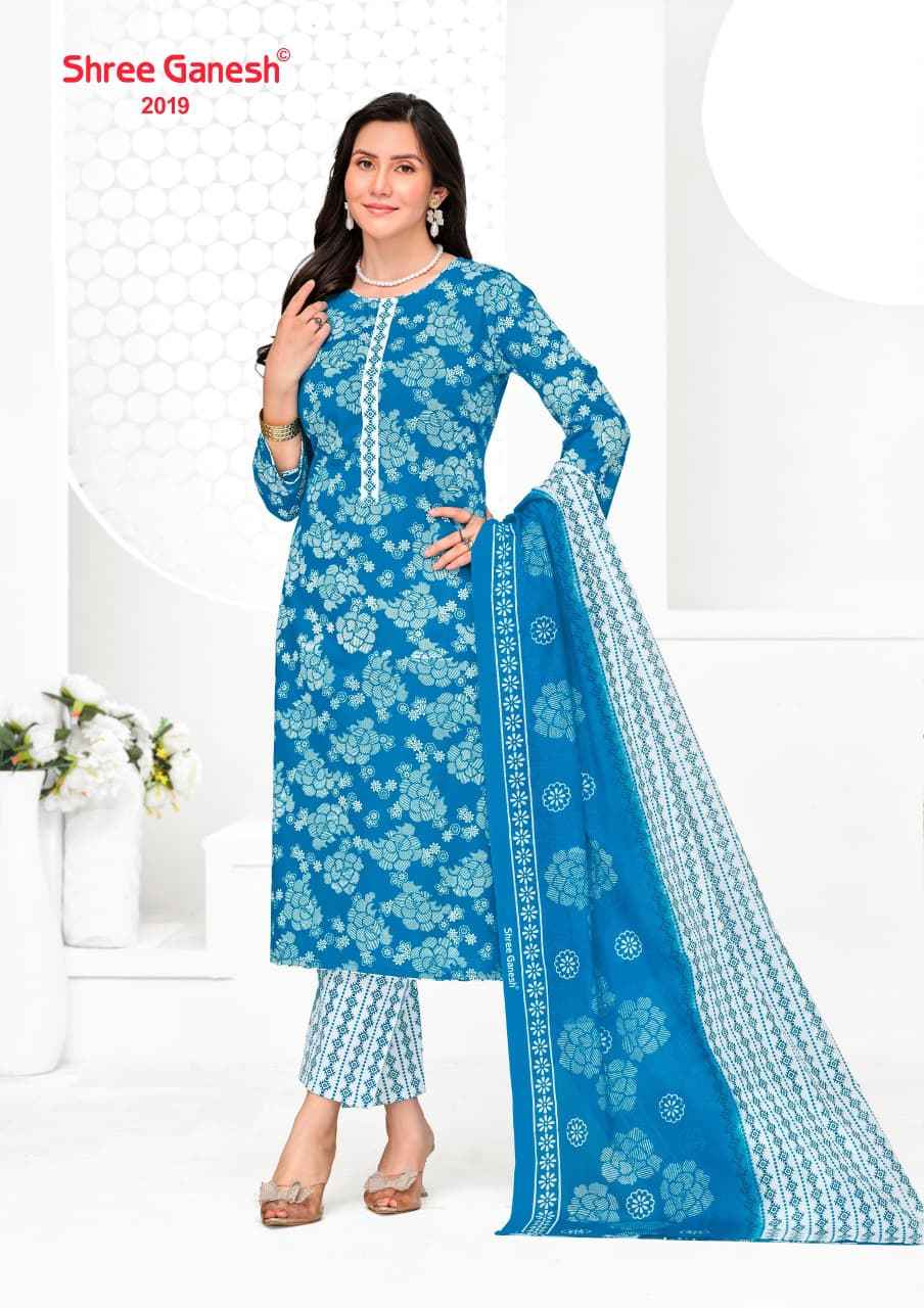 SHREE GANESH VAANI VOL-10 PURE COTTON PRINTED DRESS MATERIAL 