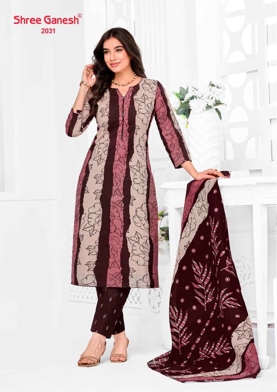 SHREE GANESH VAANI VOL-10 PURE COTTON PRINTED DRESS MATERIAL 