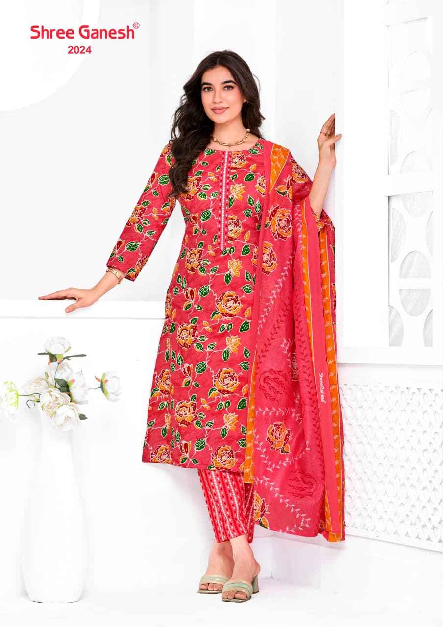 SHREE GANESH VAANI VOL-10 PURE COTTON PRINTED DRESS MATERIAL 