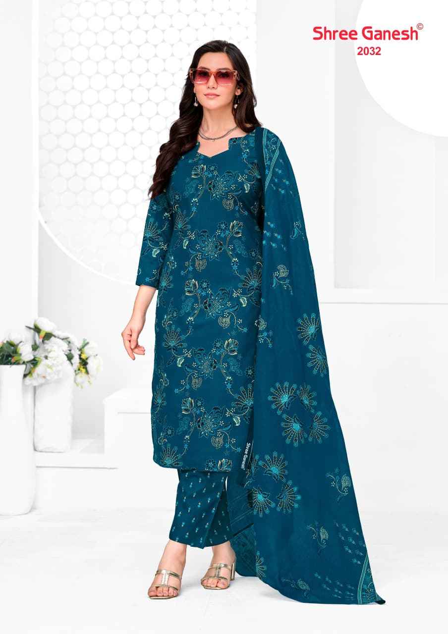 SHREE GANESH VAANI VOL-10 PURE COTTON PRINTED DRESS MATERIAL 