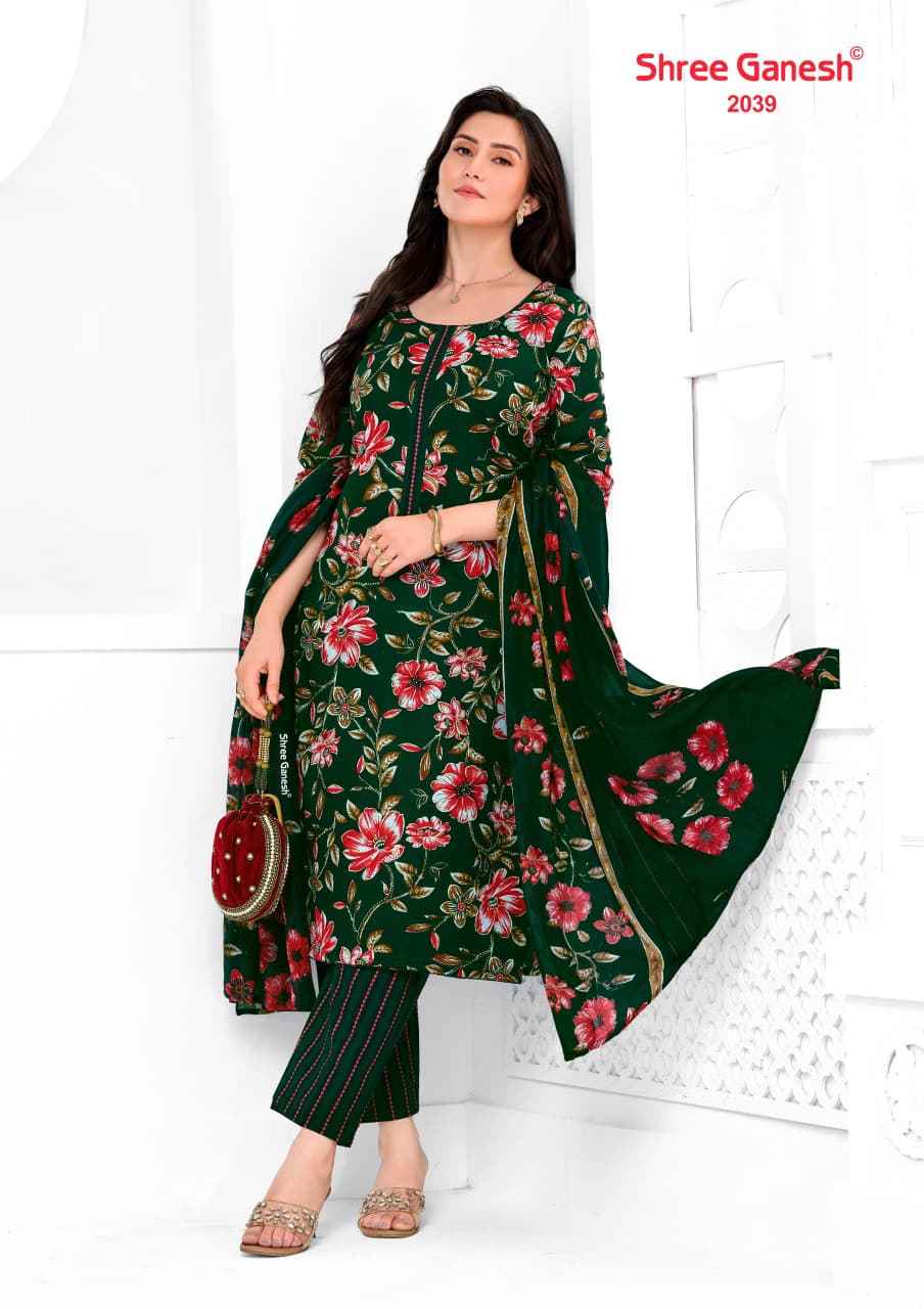 SHREE GANESH VAANI VOL-10 PURE COTTON PRINTED DRESS MATERIAL 