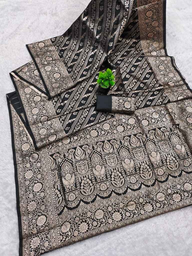 SOFT BANARASI SILK ZARI WEAVING SAREE TWT1087