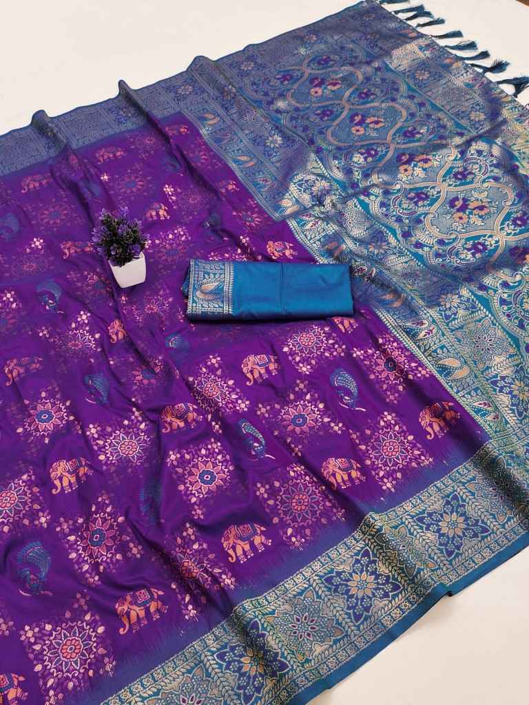 SOFT PREMIUM SILK PATOLA MEENA ZARI WEAVING SAREE
