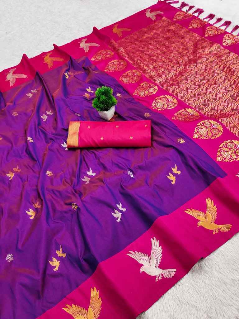 SOFT PREMIUM SILK ZARI WEAVING SAREE
