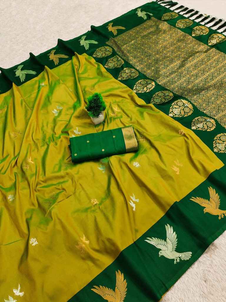 SOFT PREMIUM SILK ZARI WEAVING SAREE